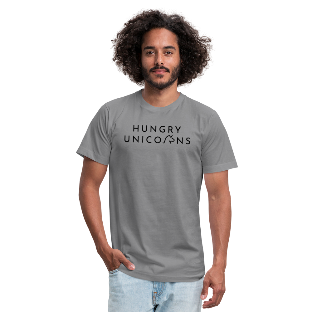 Hungry Unicorn Unisex Jersey T-Shirt - slate