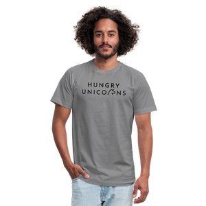 Hungry Unicorn Unisex Jersey T-Shirt - slate