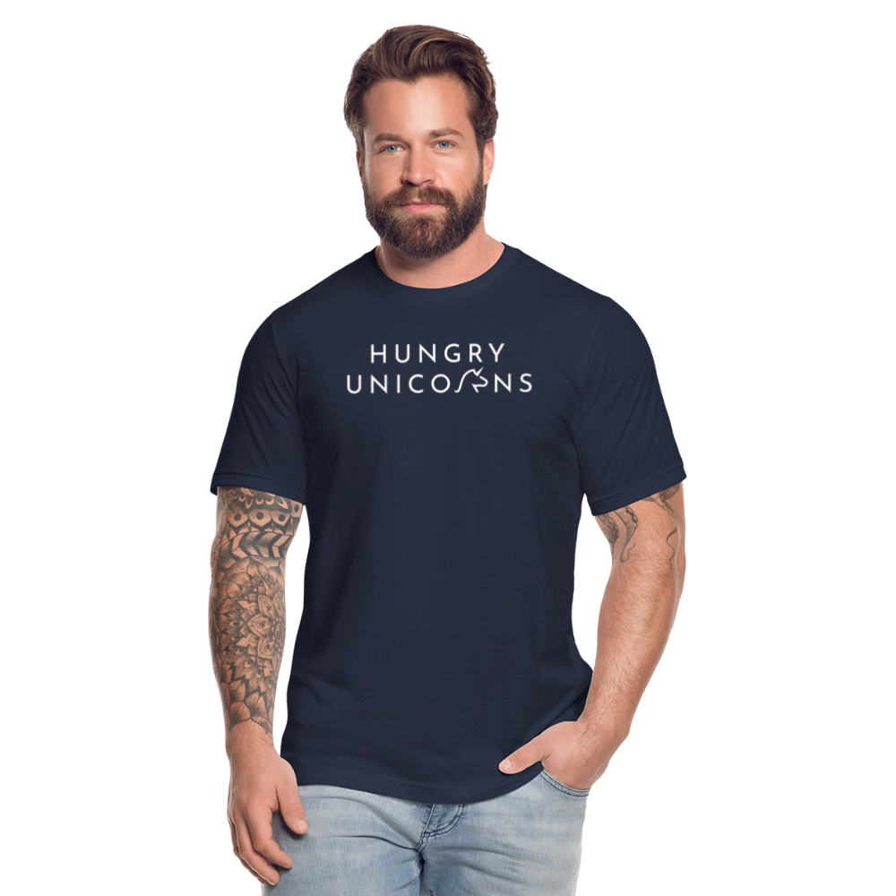 Hungry Unicorns Unisex Jersey T-Shirt - navy
