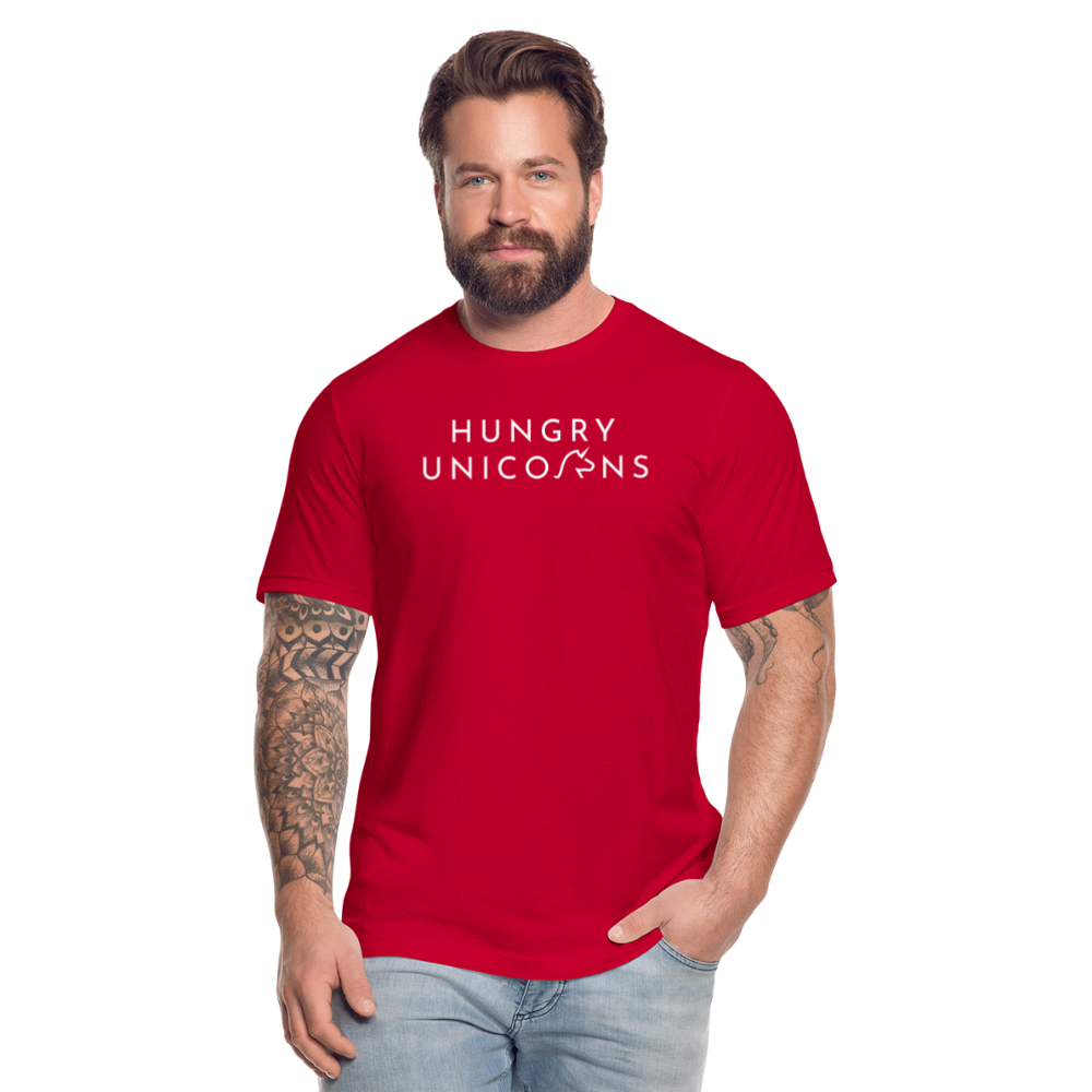 Hungry Unicorns Unisex Jersey T-Shirt - red