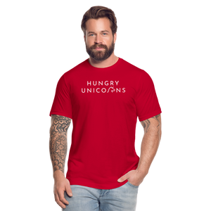 Hungry Unicorns Unisex Jersey T-Shirt - red
